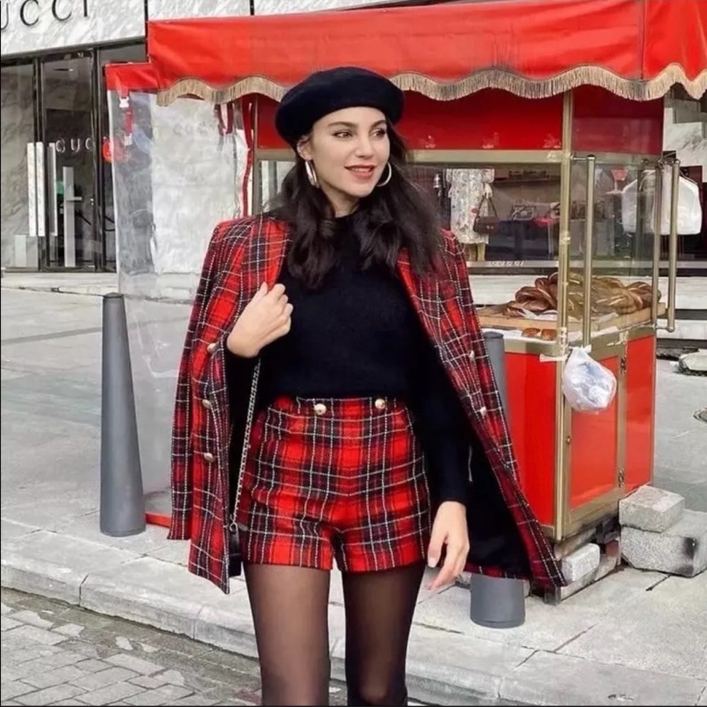 Zara set blazer and shorts set bloggers fav